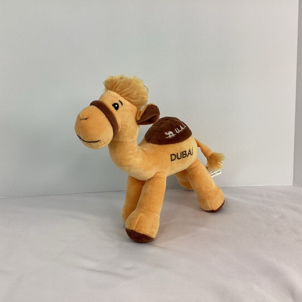 Dubai Camel Plush Souvenir Stuffed Animal Toy 8” Toy Desert Safari